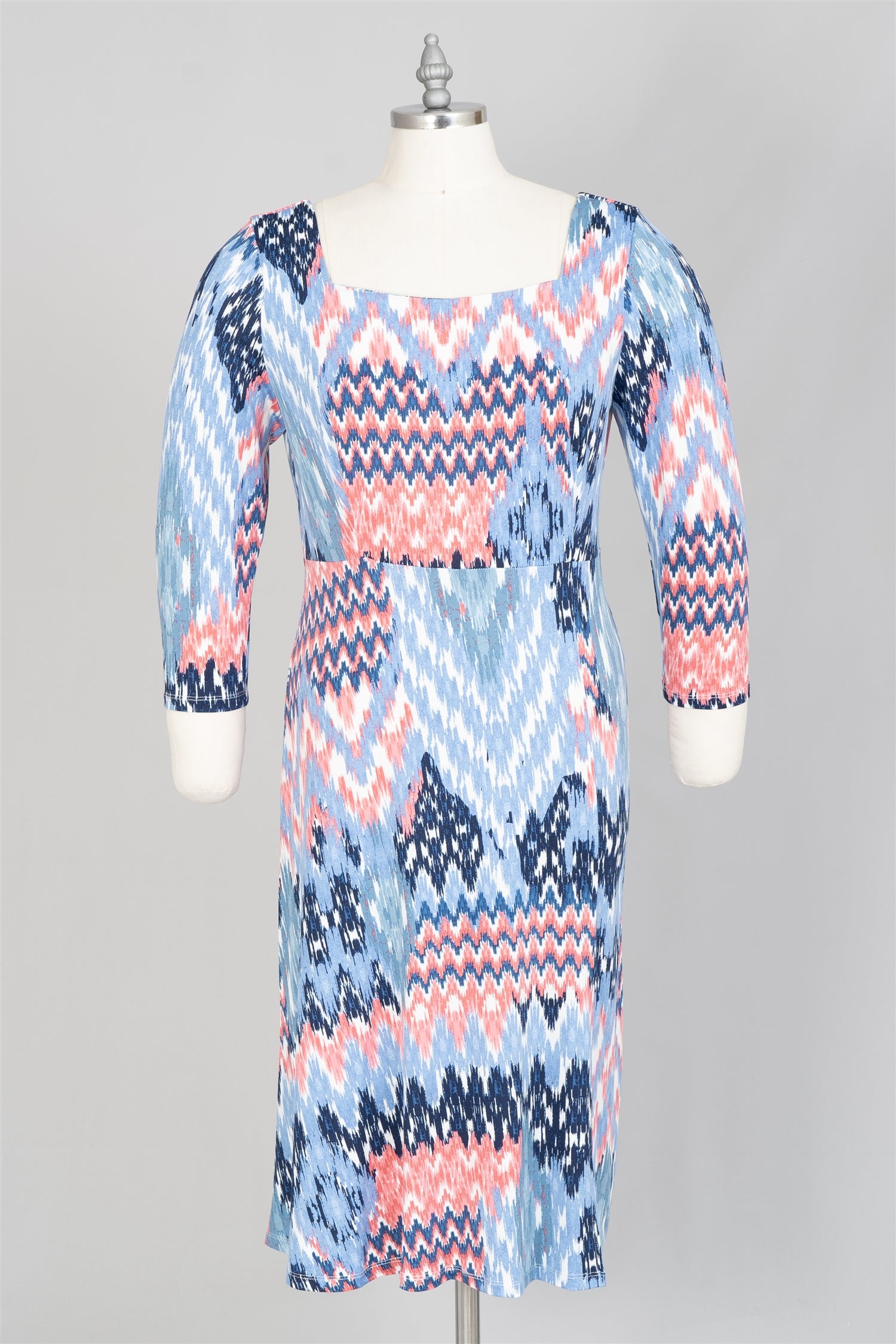 Danillo Boutique DB1028 Print Knit Dress