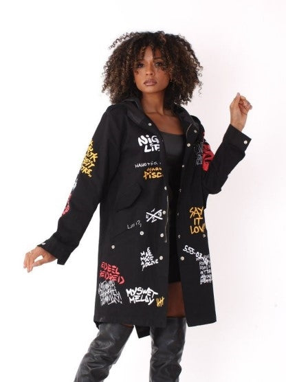 For Her 81782 Print Hooded Jacket