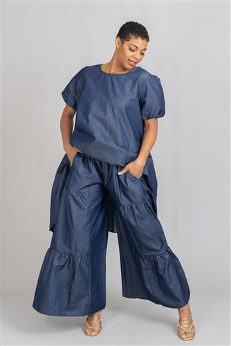 KaraChic 7774D Denim 2pc Pant Set