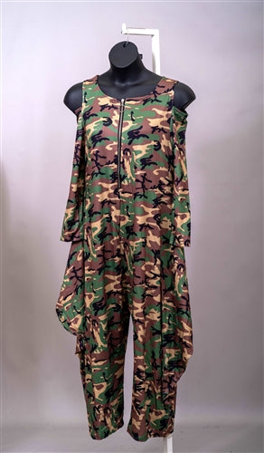 Kara Chic CHH24006 Authentic Print Jumpsuit