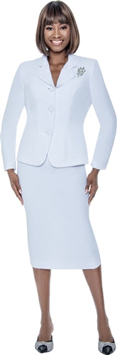 Terramina 9002 Peachskin 2pc Skirt Suit