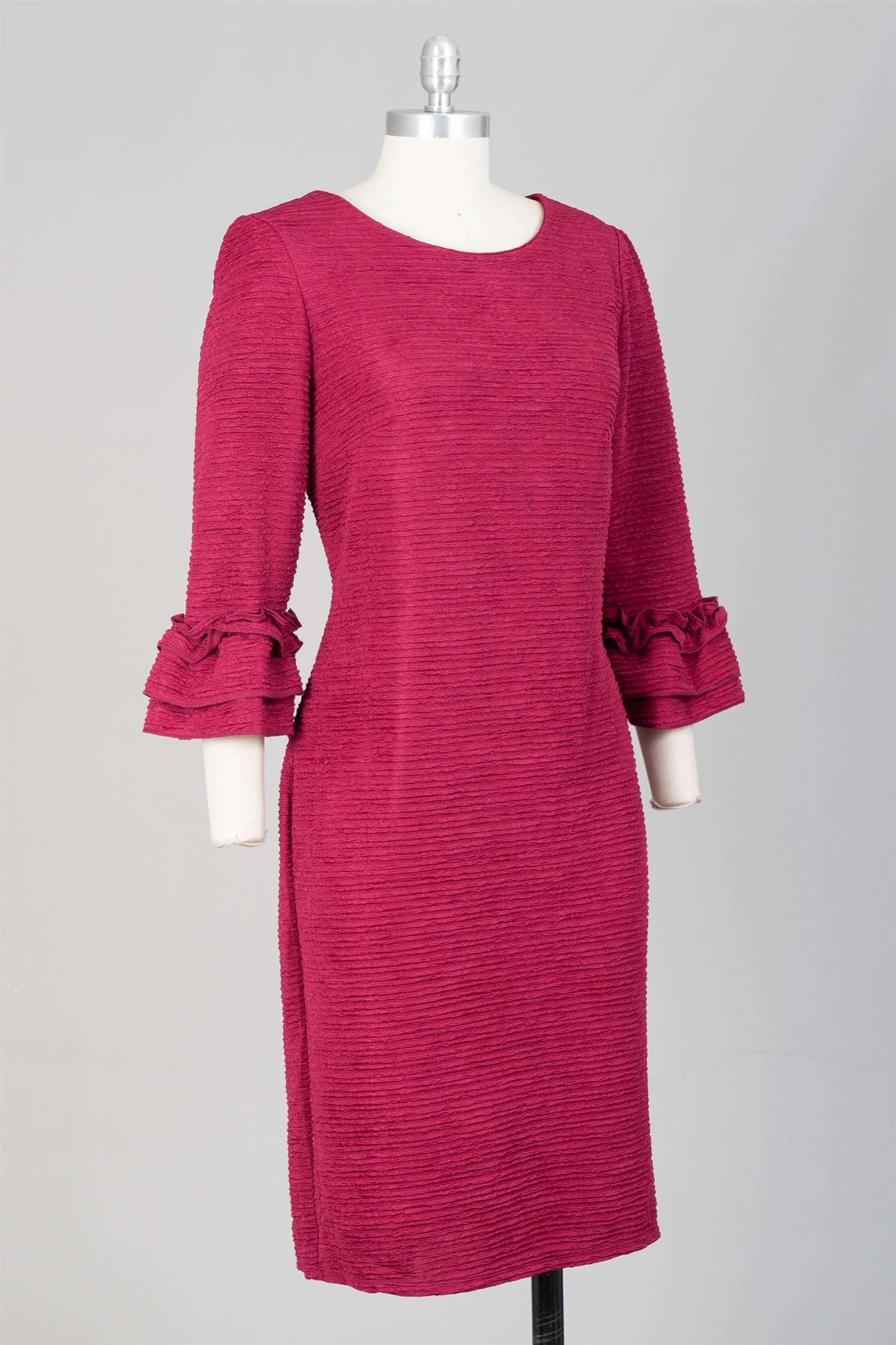 Allen Kay MTXD4237 Novelty Cuff Knit Dress