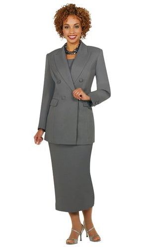 Ben Marc 2298 Double-breasted 2pc Suit