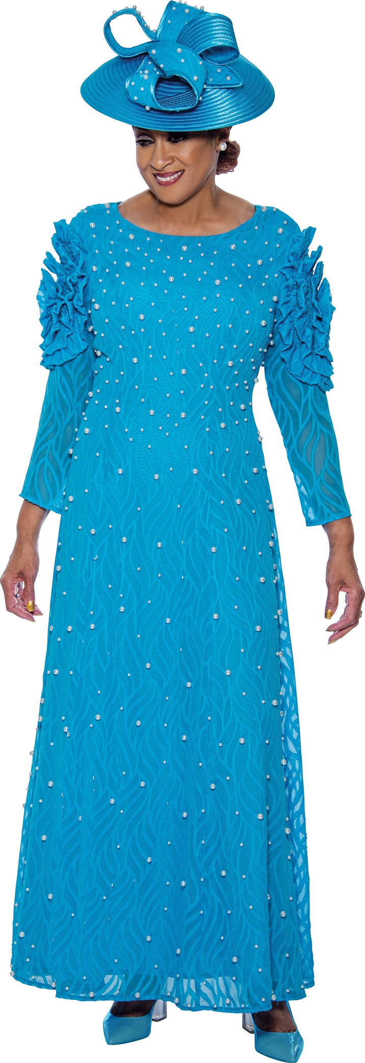 Dorinda Clark Cole 4941 Pearl Maxi Dress