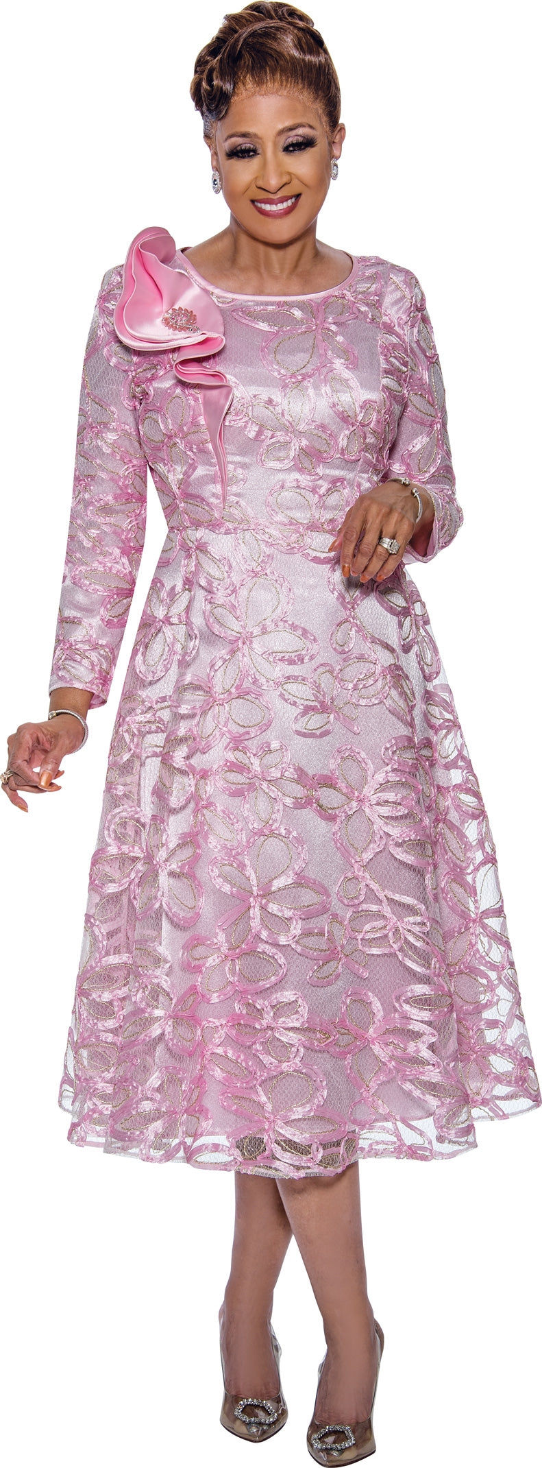 Dorinda Clark Cole 5271 Soutache Dress