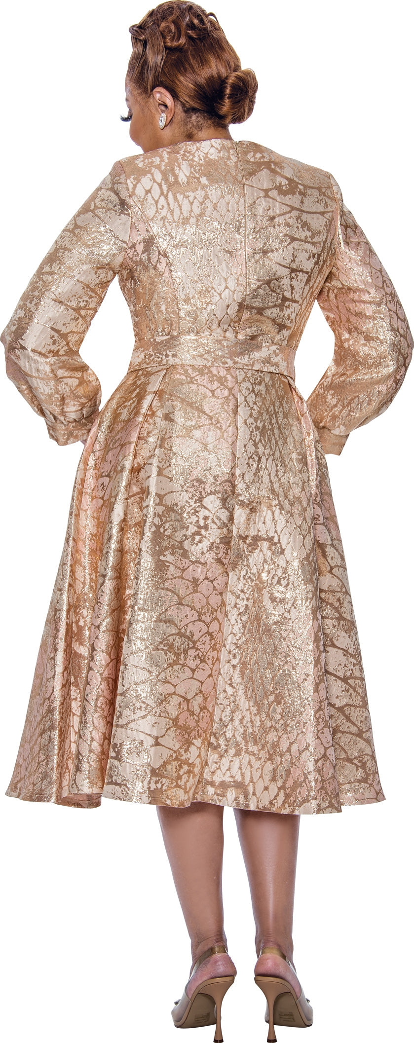 Dorinda Clark Cole 5501W Jacquard Dress