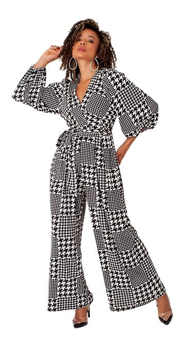 For Her 81990 Print Jumpsuit