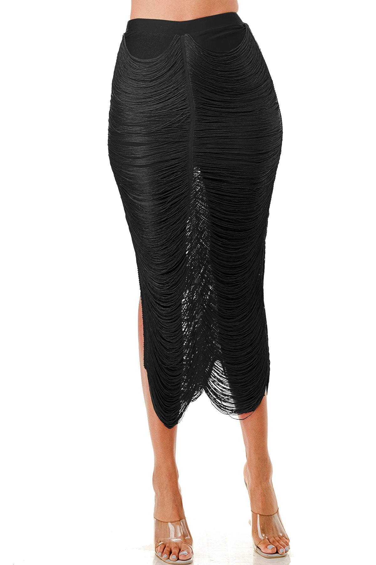 Highlight HS388X String PlusSize Skirt