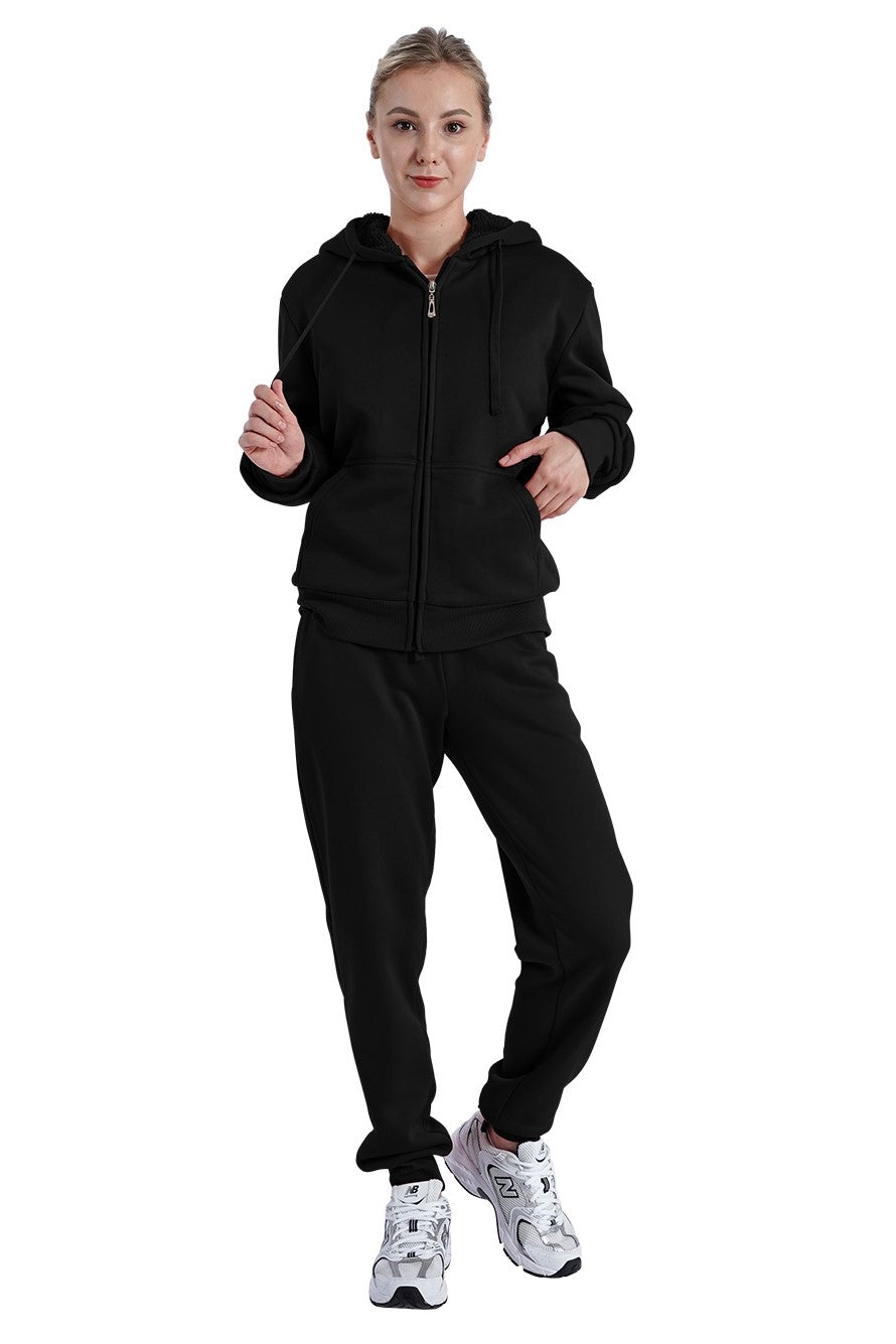 Lee Hanton LJS100 2pc Sherpa Fleece Lined Jog Set